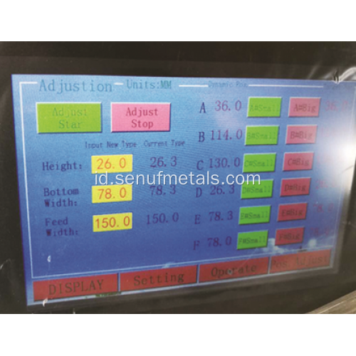 Mesin roll forming CZ purlin